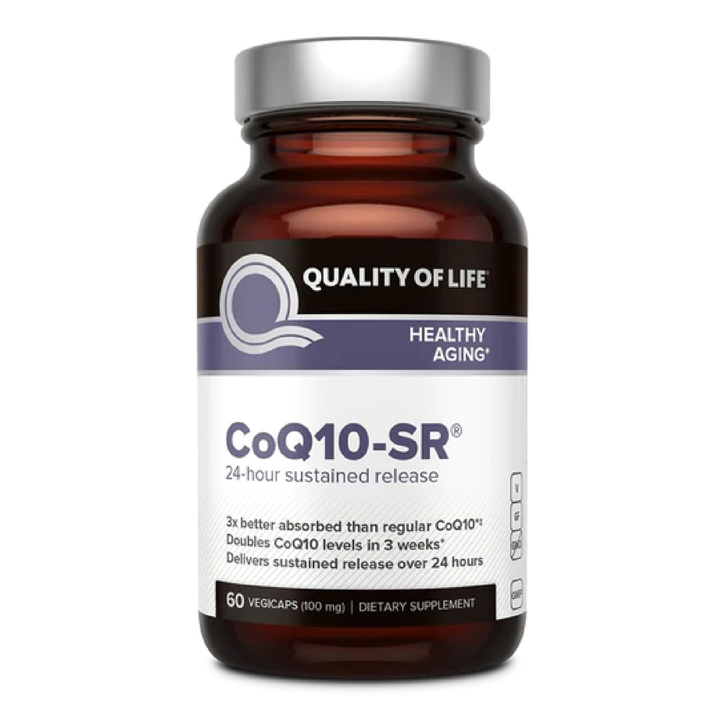 生命の質の強力なCoQ10は高められた吸収のためのMicroActiveの補足を解放しました、カプセルごとの100のmgは免疫、エネルギー- 60の野菜カプセルを支えます