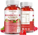 GREENPEOPLEのマグネシウムのGlycinateのグミー400mg - マグネシウムのマレート、ビタミンD、B6および大人のためのCQ10のための砂糖の自由なマグネシウムのカリウムの補足- ラズベリーのグミ