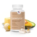 ヒューストン酵素 - 女性と男性のためのLypazyme Lipase消化酵素 - 120カプセル - 3 トリグリセリド脂肪の完全な内訳のための酵素ブレンド, 高脂肪の食事と魚油の消化のための酵素