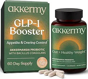 Akkermansia Probiotic for Appetite & Craving control | GLP-1 & Boosts Healthy Weight | 180 Day Supply | アメリカ製 | Bacillus Coagulans, B2, D3 & Chromium |SIBO フレンドリー, 完全菜食主義者の, グルテンフリー