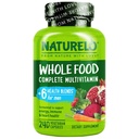 NATURELOメンズマルチビタミン - ビタミン、ミネラル&オーガニック食品、ブーストエネルギー&健康、非GMO、240ベジタリアンカプセルと男性のための1日1日マルチビタミン