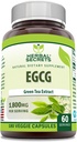 ハーブの秘密 EGCG 緑茶エキス 1800 Mg/サービング | Veggie カプセル サプリメント | Non-GMO | グルテンフリー | アメリカ製 (1 パック, 180 カウント)
