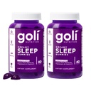 Goli Dreamy Sleep Gummy - 60カウント(パッケージ2) - Melatonin、ビタミンD、マグネシウム、レモンバームエキス - ゼラチンフリー、グルテンフリー、ビーガン&非GMO
