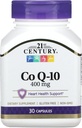 21stの世紀のCo Q10 400のmgのベジのカプセル、30の計算