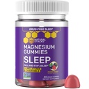 メラトニンと眠るマグネシウムのグミー - 200mgのマグネシウムのクエン酸塩 - 睡眠の質のためのメラトニンのグミー - チャモミールと大人のための夜間エイド - 30の混合された果実の咀嚼