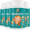 Probiotics for Women & Men - 300 Billion CFU, 24 Strains Probiotic + 15 Organic Herbs Prebiotics Blend, for Overall Digestive Gut Health, Immune, Constipation & Bloating, Shelf Stable - 8 Month Supply