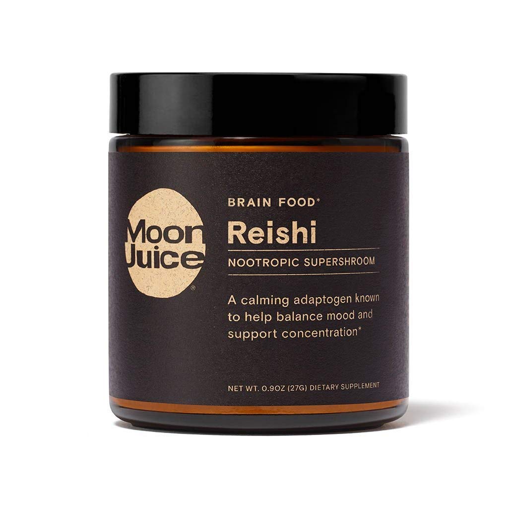 月のジュースによるReishi - 有機リシマッシュルームパウダーエキス(700mg 1,3と1,6ベータグルカン/サービング) - 気分、濃縮、健康的な免疫システムをサポート - ビーガン、非GMO(1.3oz)