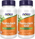 NOWサプリメント、LJ100®、Tongkat Ali(Eurycoma longifolia)、Tribulus、ZMA®、60ベジカプセル(パッケージ2)