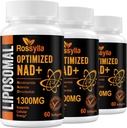 1300 MG Liposomal NAD+ サプリメント | 吸着性が高い | NAD+ ブーストへの最も純粋な NAD Supplemet Effetively | NAD+のボーズ 老化の防衛、細胞エネルギー、長寿のための補足 | 180 カウント