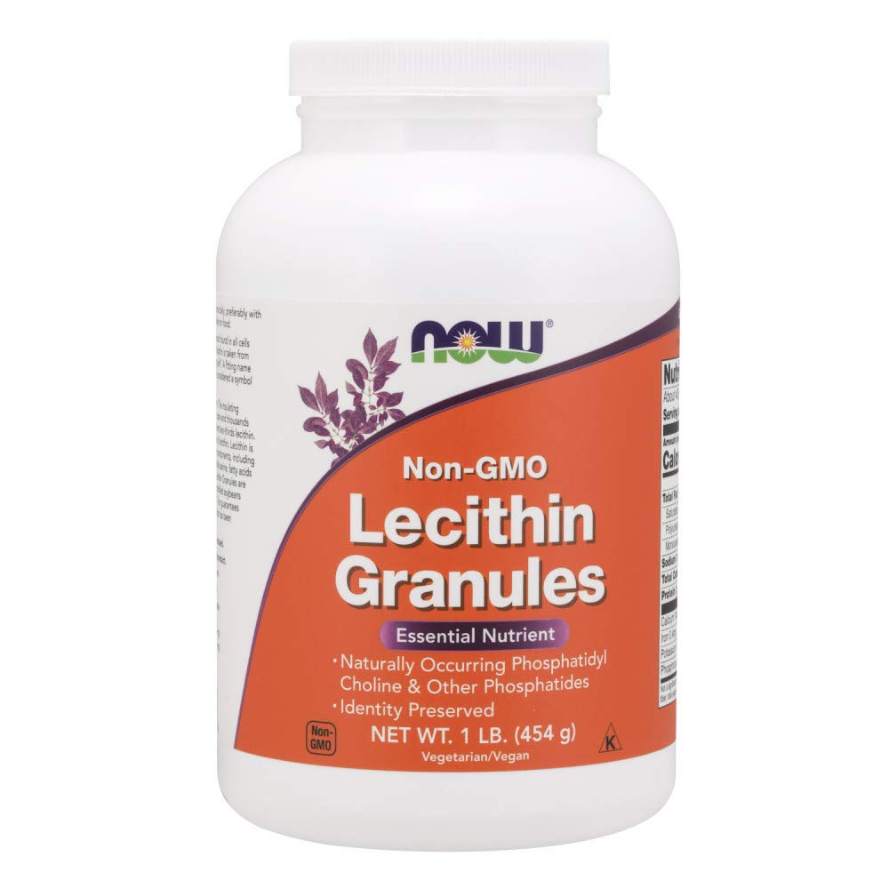 Lecithin Granules NON-GMO Now Foods 1 lbs Granule