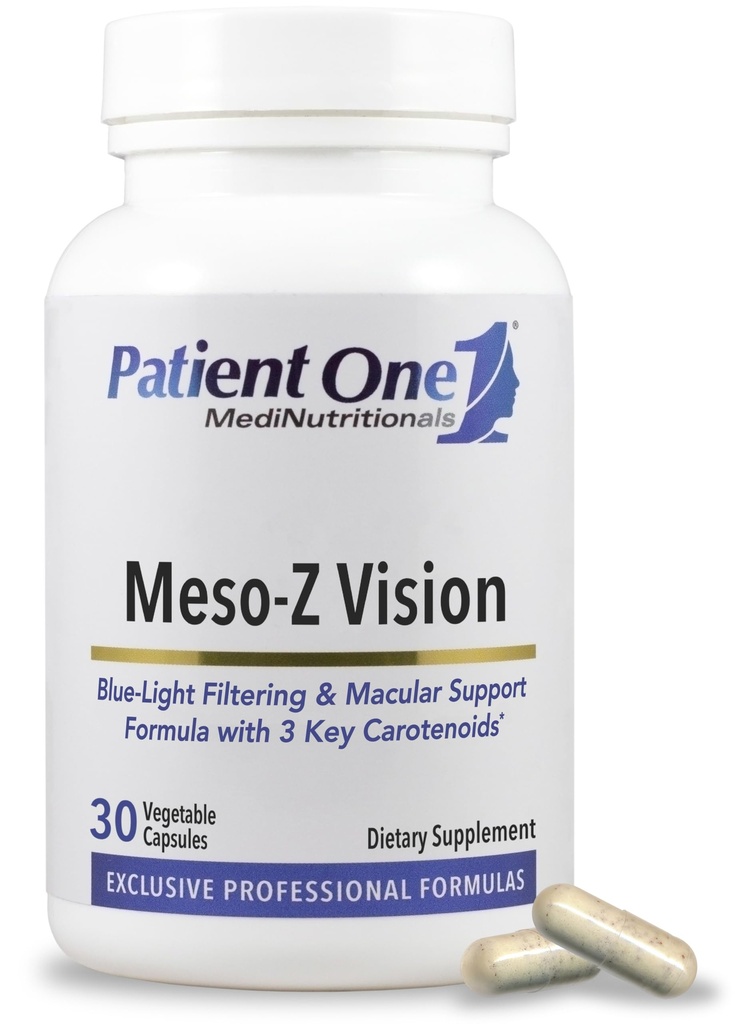 患者様ワン Meso-Z Vision | 眼の健康と青色の光フィルタリングをサポートするためにサプリメント* | ルテイン、ゼアキサンチン、メソザアキサンチン付き | 30カプセル