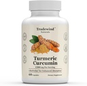 ターメリック・クルクミン1300mg - 95%のクルクミノids及びBioPerineの黒のペッパーのエキスが付いている優れたターメリック-高められた吸収-非GMO - 60の野菜カプセル-米国で作られる