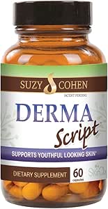 スクリプトエッセンシャル皮膚スクリプトクリアスキンプロバイオティック - スキンケアルーチンサプリメント - ビオチンフェイスSupplemnt - アイン、乾燥、イリテーションと発疹を戦う(60カプセル)