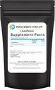 Prescribed For Life L Glutathione Powder, Pure Reduced Glutathione, Tripeptide of Amino Acids Glycine, Glutamine, and Cysteine, Antioxidants Supplement for Immune Support (0.5oz / 14g)