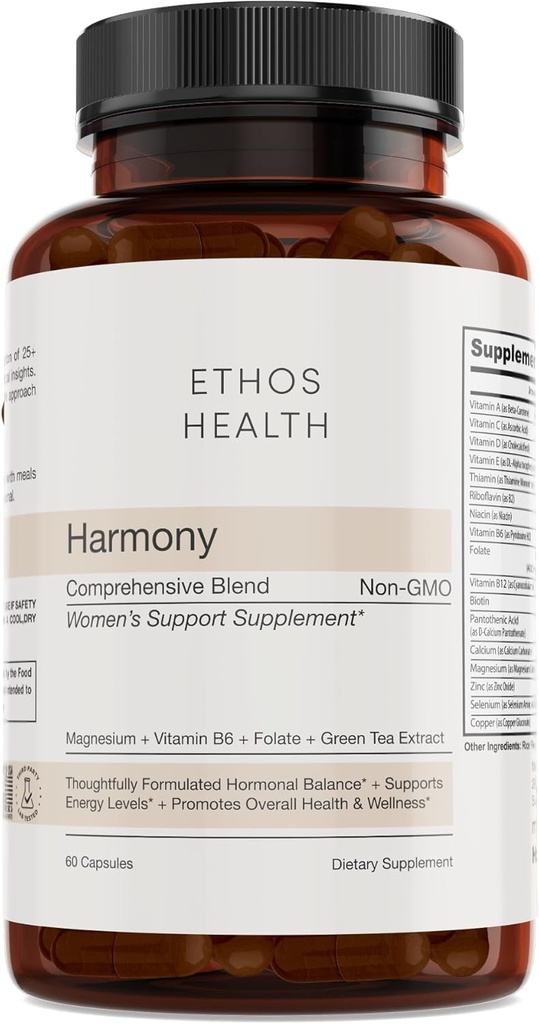 女性の毎日のマルチビタミンバイオチン、B12、マグネシウム&抗酸化剤 - エネルギー、免疫&ホルモンサポート - 中国ヤムルート&ハーブエキスを特徴とする - 非GMO女性の健康サプリメント