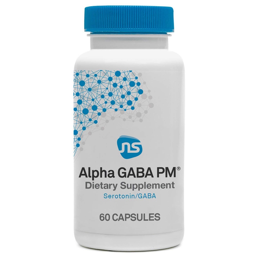 NeuroScience GABA PM カルム 睡眠補助金 - 400mg L テアニン サプリメント 5 HTP for Brain サポート & マグネシウム for 睡眠 - Soothe 過度なマインド&レーシング 思考 (60 カプセル)