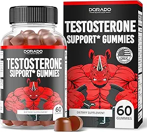 男性のためのテストステロングミー (60 カウント) 男性のためのテストステロンサプリメント - プレミアムテストブースター - サポート強度, スタミナ, ドライブ & パフォーマンス - サードパーティのテスト, 非GMO, ビーガン安全 & アメリカ製