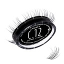 Lashify Curl 12mm Gossamer DIY Eyelash Extensions Refill, ブラック, 簡単な偽物 Eyelashes for Natural Look