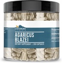Earthborn Elements Agaricus Blazei 200カプセル、ピュア&無希釈、無添加