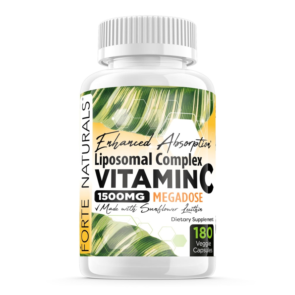 ヒマワリルシチンのカプセルが付いている高い線量のビタミンC 1500mg Liposomal Cの複雑な補足はCloggedミルクのヒマワリルシチン180のカプセルの祝祭のビタミンを補います