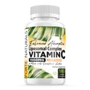 ヒマワリルシチンのカプセルが付いている高い線量のビタミンC 1500mg Liposomal Cの複雑な補足はCloggedミルクのヒマワリルシチン180のカプセルの祝祭のビタミンを補います