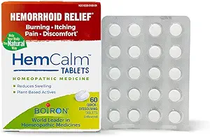 ボイロン Hemcalm の hemorrhoid の救助は Itchy の焼跡の苦痛、膨張および不快感、白、60 の計算のための錠剤にします
