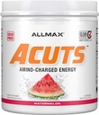ALLMAX Nutrition AMINOCUTS (ACUTS), Amino-Charged Energy Drink with Taurine, L-Carnitine, Green Coffee Bean Extract, Watermelon, 30 Servings