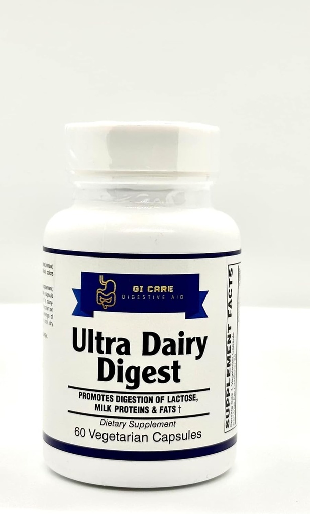 超乳製品ダイジェスト - 製品、ミルクプロテイン、ミルクファッツを含む乳液の消化を助けます †(牛乳/乳製品許容のために) 3-in-1フォーミュラ