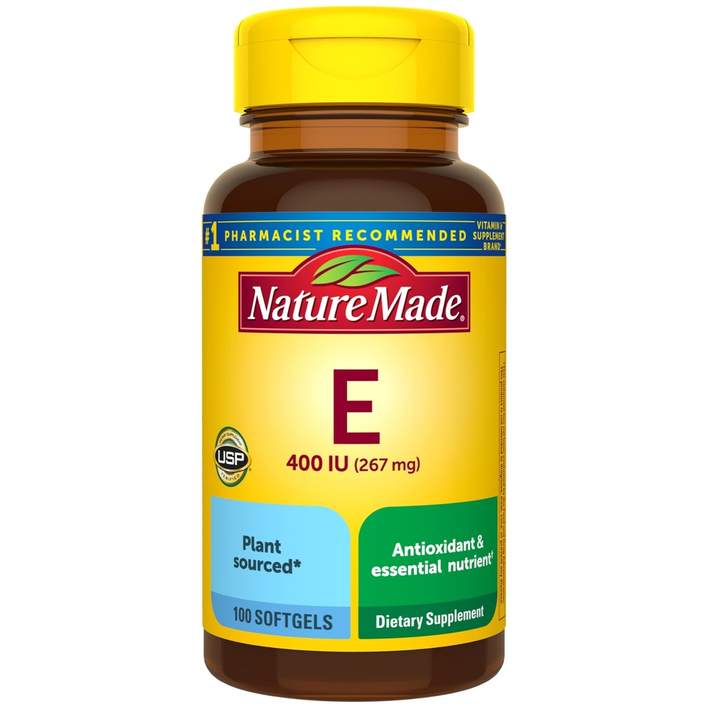 自然はビタミンE 267のmg (400 IU) dアルファ、酸化防止サポート、100のSoftgels、100日の供給のためのサプリメントをしました