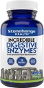 Stonehengeの健康の信じられないほど消化酵素 - 18植物ベースの酵素 - Lipase、Lactase、Protease、Amylase、ガスのためのBromelain、Bloating、疲労 (1)