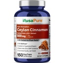 NusaPure Ceylon Cinnamon20:1 エキス、500 mg は 1 個あたり 10,000 mg | 150 ベジギー カプセル | Non-GMO、バイオペリンとビーガン