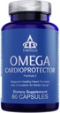 活発なオメガCardioprotector - AvailOm Omega-3、ニンニク、Gotu Kola、Oligopin Pine Bark - 60ビーガンカプセルと高度なハート&循環サポートサプリメント