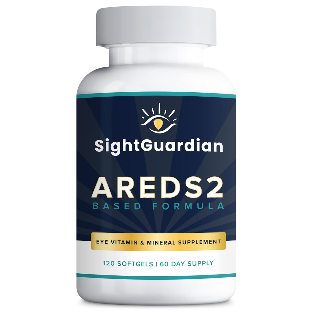AREDS2 ベースの目ビタミンミネラルサプリメント (120 ct. 60 日の供給) - AREDS2 は、目のためのサプリメントをベース - 低亜鉛フォーミュラ - 目のビジョンサプリメントとビタミン