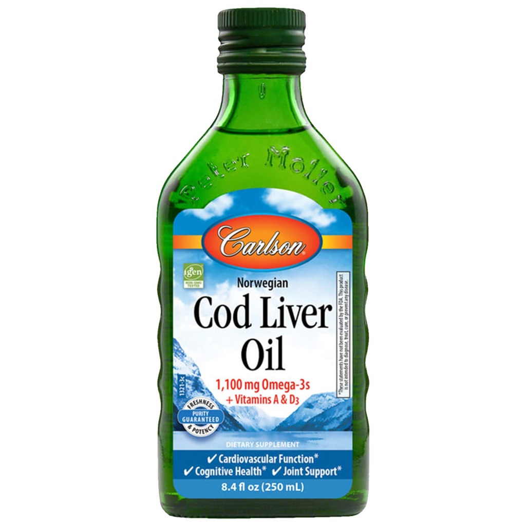 Carlson Norwegian Codの肝油の自然、250ml