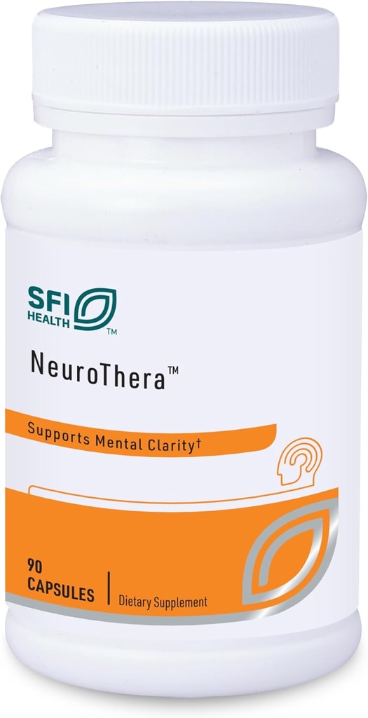 Klaire Labs SFI Health Neurothera - Phosphatidylserine、Choline & Ginkgo、No Dairyまたは人工的な保存料(90カプセル)による認知サポートブレンドでメンタルクラリティをサポート