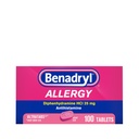 Benadryl Ultratabsのアレルギーの薬、25のmgのDiphenhydramine HClの風邪のためのAntihistamineのタブレット及びSneezing、Ronyの鼻、Itchyの目及び喉、Hay Fever、100の計算のタブレットのような症状のアレルギーの軽減