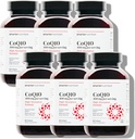 SMARTERNUTRITION CoQ10 400のmgの高吸収 - 自然に発酵させたUbiquinone w/Organicの風邪-心の健康、細胞エネルギー-非GMO、グルテンフリー- 360の計算[180日の供給]のためのOliveオイル-