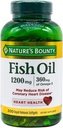 Nature's Bounty Fish Oil, 心の健康をサポート, 1200 Mg, 迅速なリリースSoftgels, 200 Ct