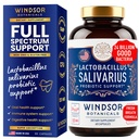 Lactobacillus Salivarius Probiotic - 24bn CFU L Salivarius 歯とグムのための歯科プロバイオティクス - 大人のための悪い呼吸の治療、免疫サポート、消化の健康 - 60 経口プロバイオティックカプセル