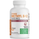 BronsonメチルB12 5000のmcgのビタミンB12のMethylcobalaminエネルギー及び頭脳サポート、180のLzenges