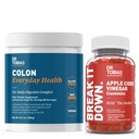 Dr. Tobias Apple Cider Vinegar Gummies & Colon 毎日の健康 - ACV Gummiesとデトックスとクレンジングサポート