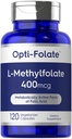 カルライルL Methylfolate 400 mcg | 120 ベジタリアン カプセル | 最適化・活性化 メチル フォーレート | 非GMO&グルテンフリー サプリメント | 最適化