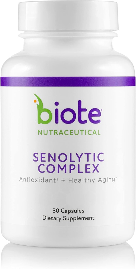 Biote Nutraceuticals - SENOLYTICコンプレックス - 抗酸化剤 + 健康な老化(30カプセル)