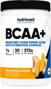 Nutricost BCAA + ハイドレーションパウダー(ピーチマンゴー)30サービング - 分岐させたチェーンアミノ酸とハイドレーションコンプレックス - グルテンフリー、非GMO