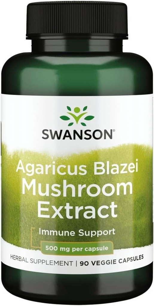 Swanson Agaricus Blazeiのきのこのエキス500 Mg 90の帽子