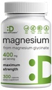 マグネシウムのGlycinate 400mg、300のカプセル 容易な吸収のための100%のChelated 筋肉、睡眠および中心の健康のための必須のミネラル補足