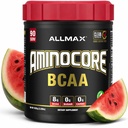 アミノ酸、イントラおよびポストのワークアウトの回復飲み物、グルテンフリー、Watermelon、945 gのALLMAXの栄養のAMINOCORE BCAAの粉、8.18グラム