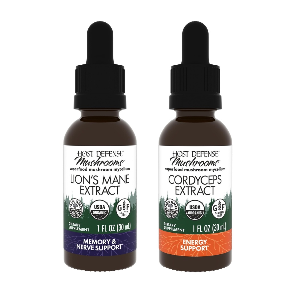 ライオンのマネのエキス、1 の fl oz 及び Cordyceps のエキス、1 つの の fl の oz -サポート 脳の健康、記憶及び焦点-免疫及びエネルギー サポート補足*