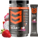 MTN OPS BCAAの粉2:1のアミノ酸はゼロ砂糖及びグルテンフリーと急速な筋肉回復及び修理のための粉を補います - 20-サービング、いちごのドラゴン フルーツのトレイルのパック