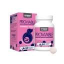 犬のためのNutramax Proviable Probiotics, 細菌の複数の緊張と毎日の消化の健康のサプリメント, 犬のプロバイオティクスプラスプレバイオティクス, 60 咀嚼可能なタブレット